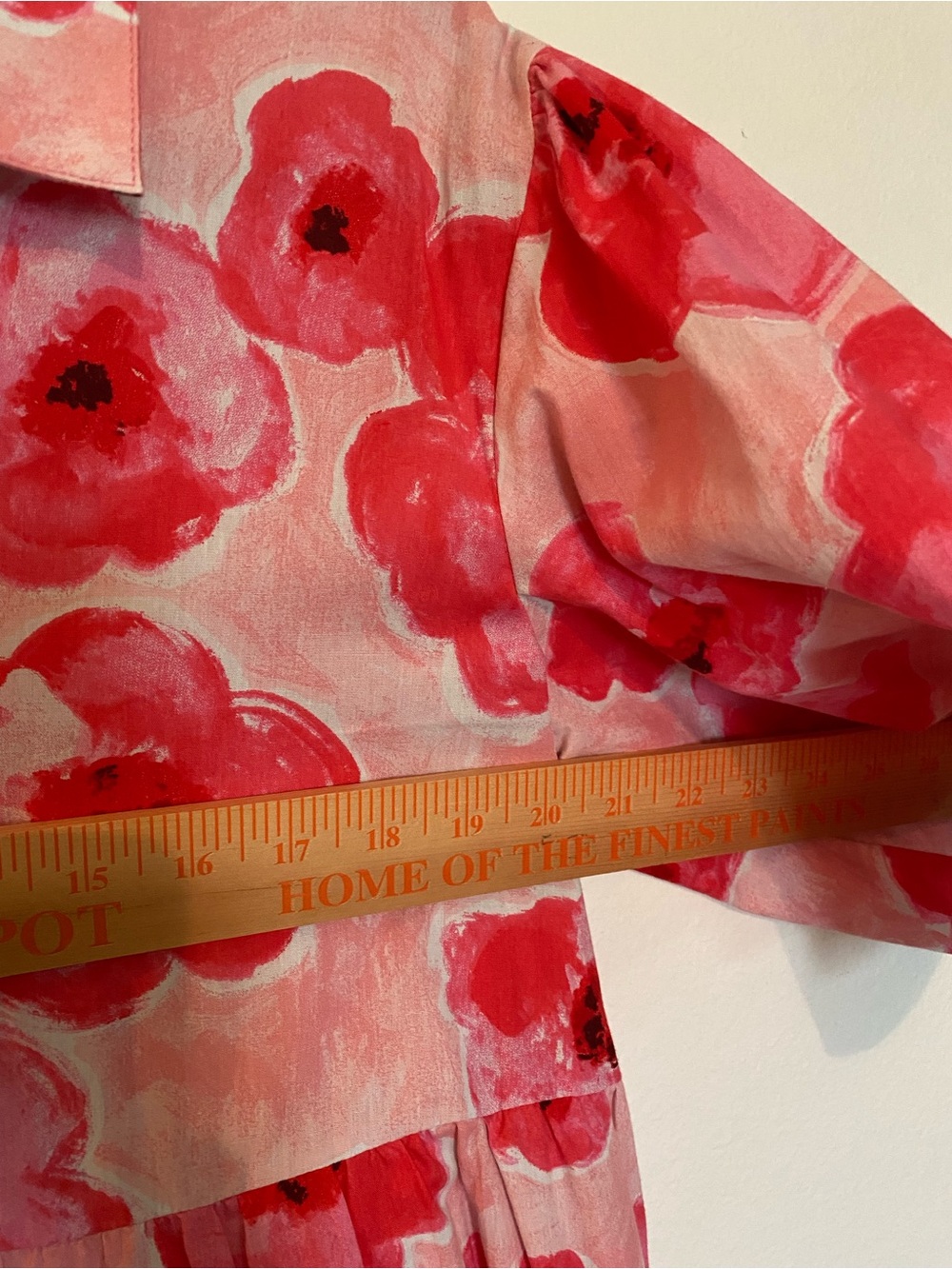 BiBi Pink & Red Floral Button-Up mini dress - Picture 5 of 9